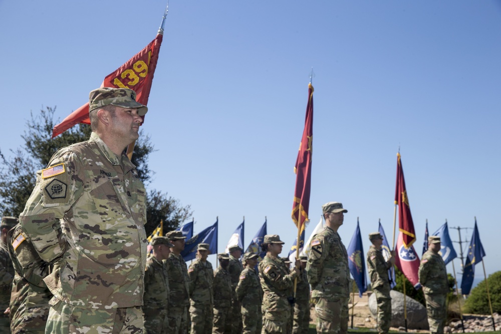 1394th TSB change of command ceremony