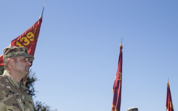 1394th TSB change of command ceremony