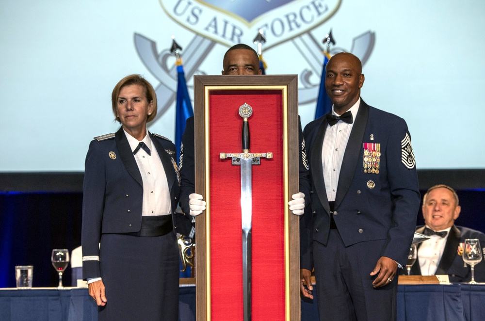 Retired Gen. Lori Robinson receives Order of the Sword