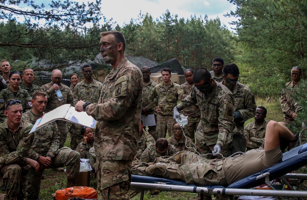 Saber Junction 2019: Sky Soldiers Conduct Role 2 training with Kosovo Forces