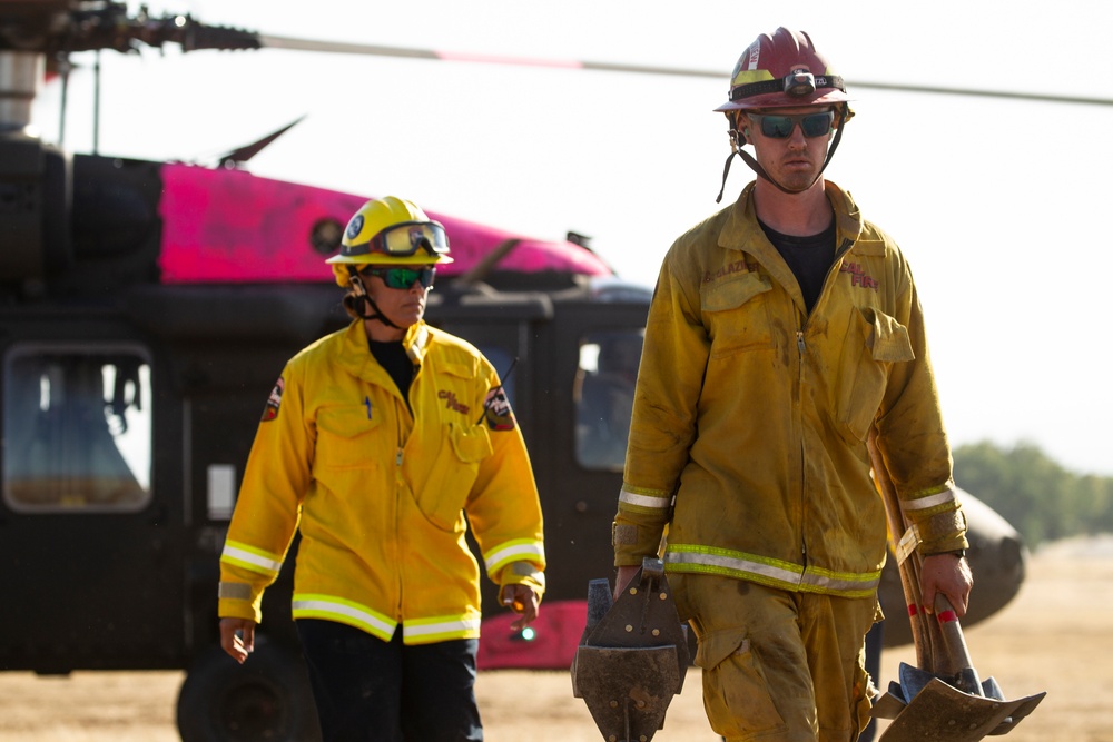 Cal Guard helicopters continue South Fire support