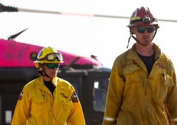 Cal Guard helicopters continue South Fire support