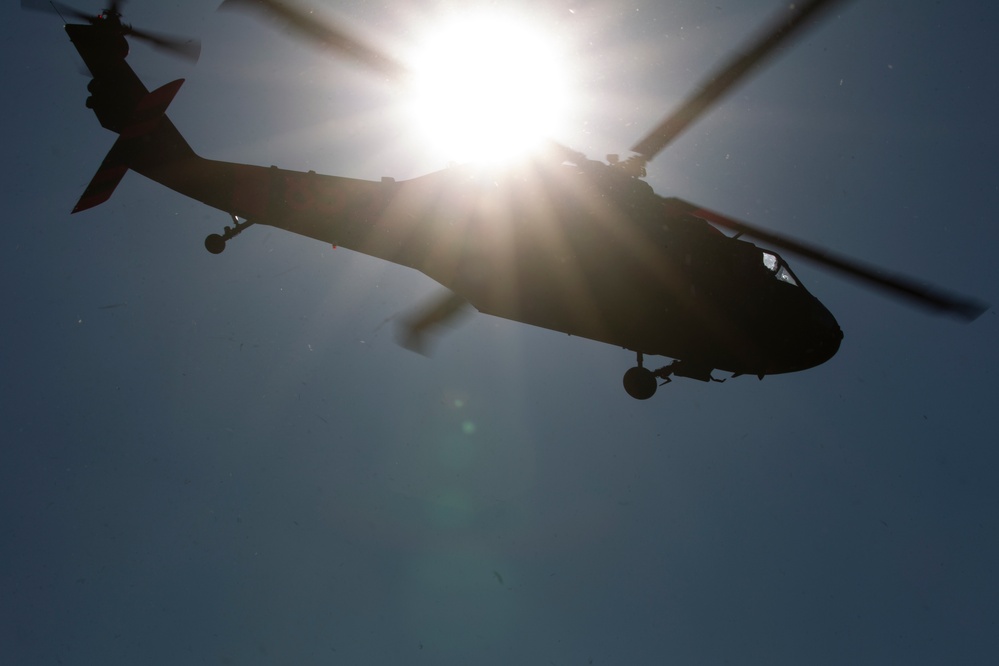 Cal Guard helicopters continue South Fire support