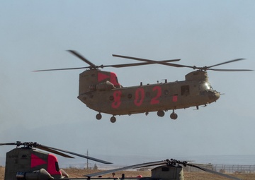 Cal Guard helicopters continue South Fire support