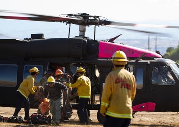 Cal Guard helicopters continue South Fire support