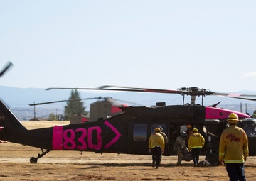 Cal Guard helicopters continue South Fire support