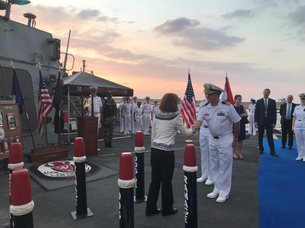 USS Ramage Visited Beirut, Lebanon