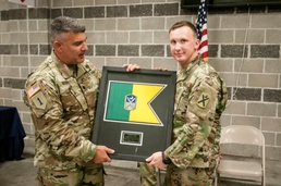 218th Maneuver Enhancement Brigade recognizes leadership changes with double ceremony