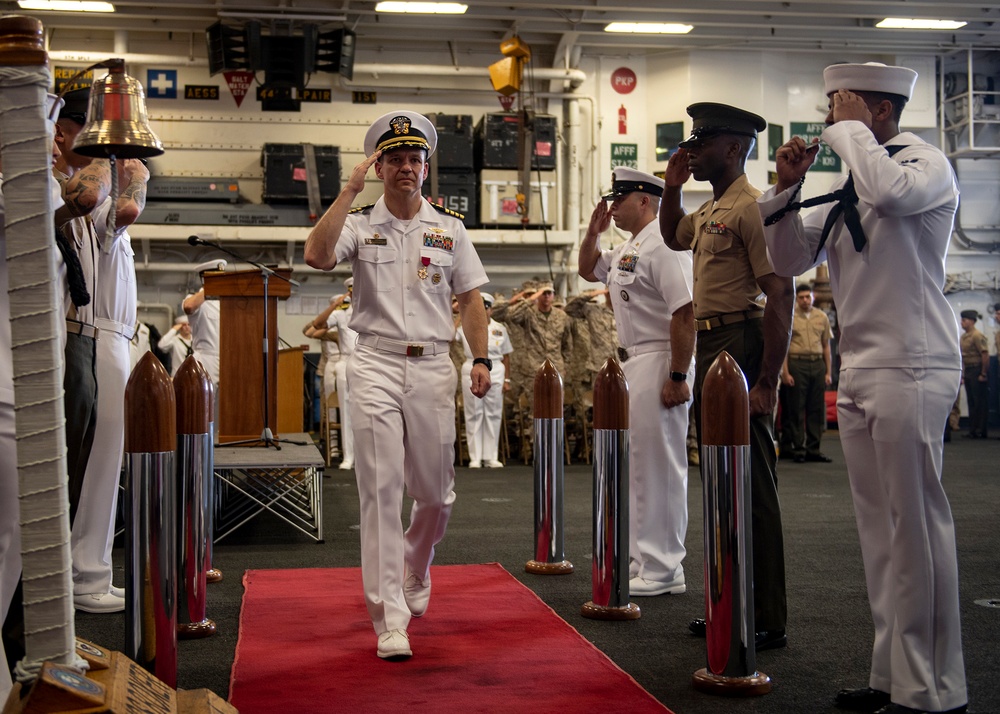 Boxer Change of Command Ceremony