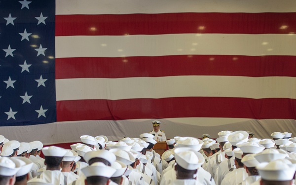 USS Boxer Holds Change of Command