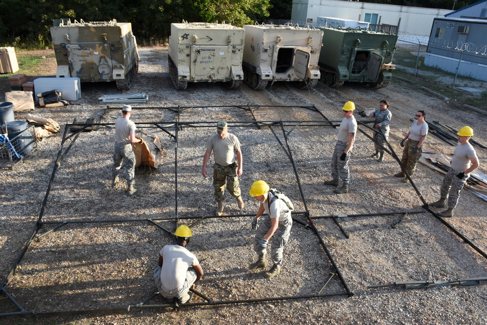 442d MSG participate in ground base exercise at Cannon Range