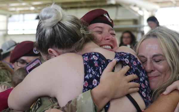 XVIII Airborne Corps returns to North Carolina after year-long Middle East deployment