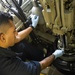 Sailors Aboard USS San Jacinto Conduct Maintanence