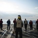 Sailors Aboard USS San Jacinto Conduct a FOD Walkdown