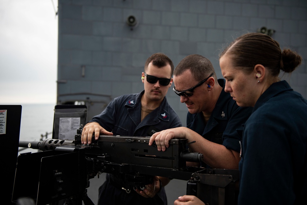 USS San Jacinto Live Fire Exercise