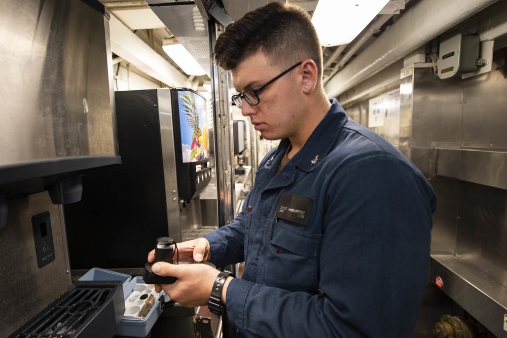 USS San Jacinto Water Testing