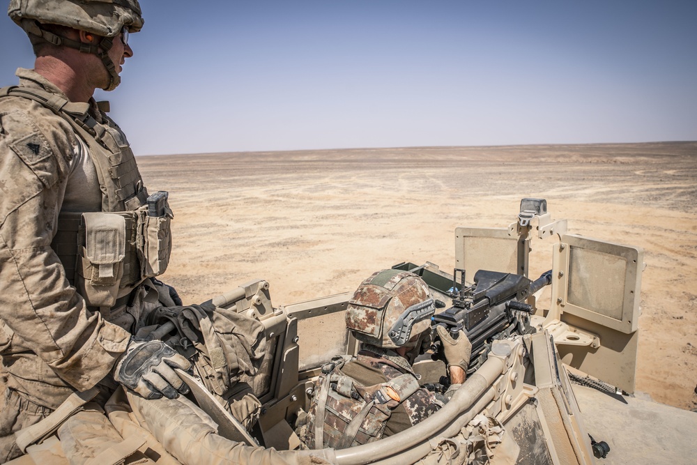 Machine Gun Shoot with Italian Armed Forces