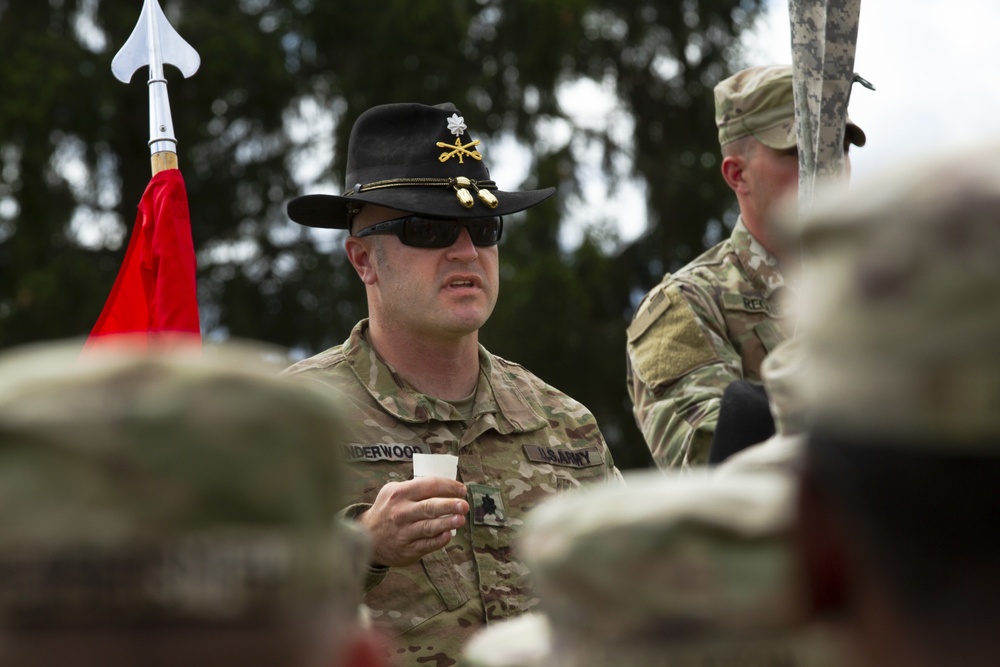 Traditional ceremony signals 1-4 Cav's completed tenure in Atlantic Resolve