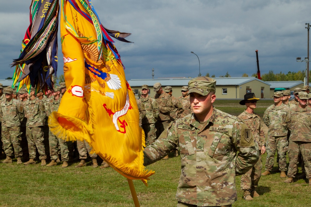 Traditional ceremony signals 1-4 Cav's completed tenure in Atlantic Resolve