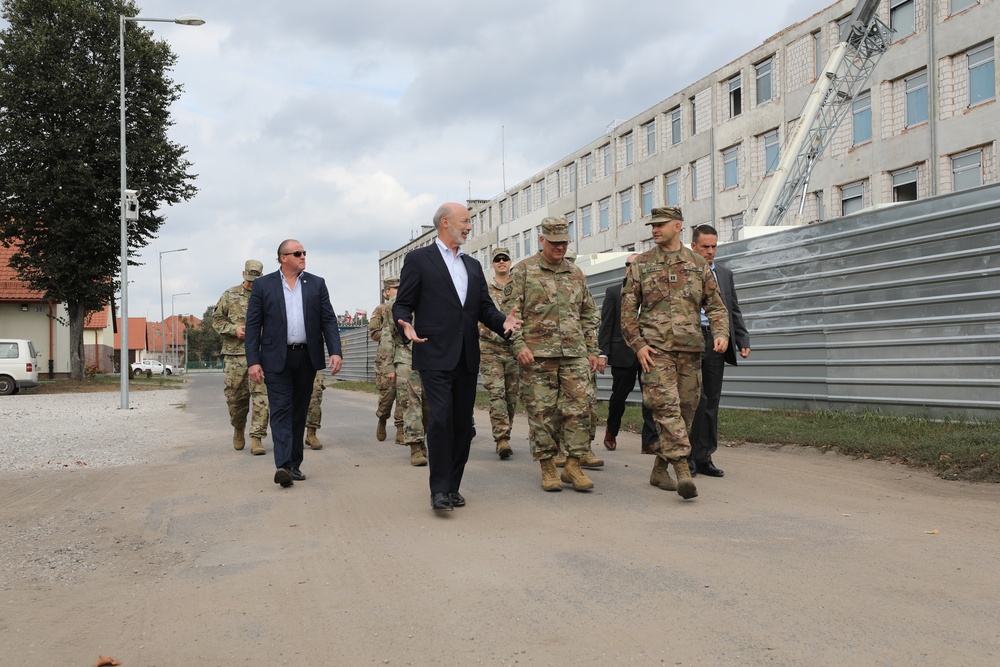 History in the books as PA Governor Tom Wolf, visits NATO eFP Battle Group Poland