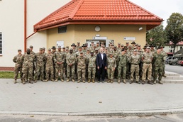 History in the books as PA Governor Tom Wolf, visits NATO eFP Battle Group Poland
