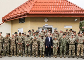 History in the books as PA Governor Tom Wolf, visits NATO eFP Battle Group Poland