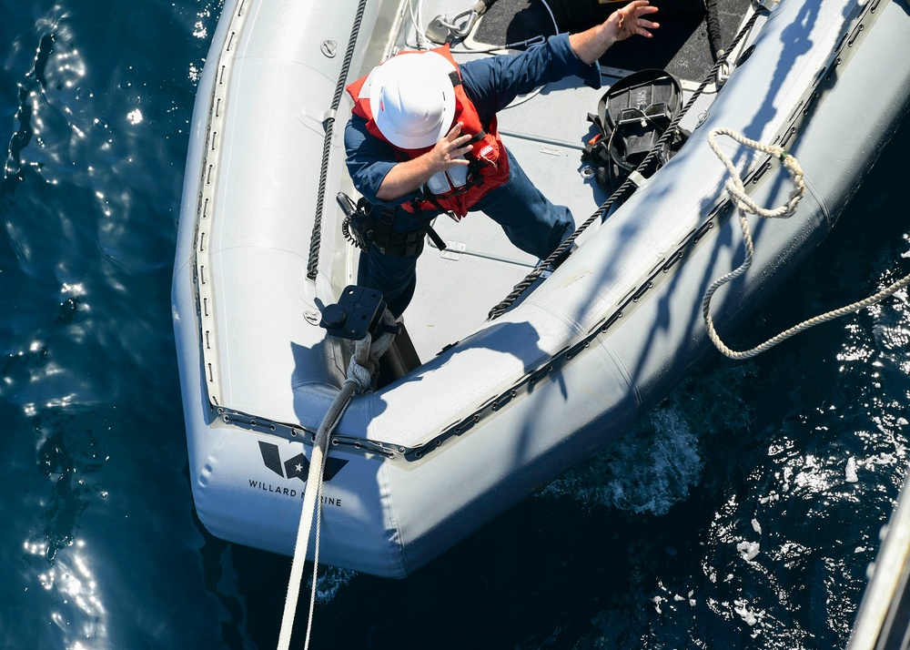 USS Normandy Respond to Distressed Vessel