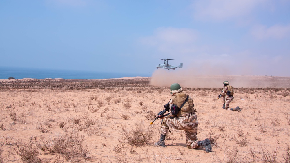 SPMAGTF-CR-AF 19.2, Royal Moroccan Armed Forces rehearse TRAP