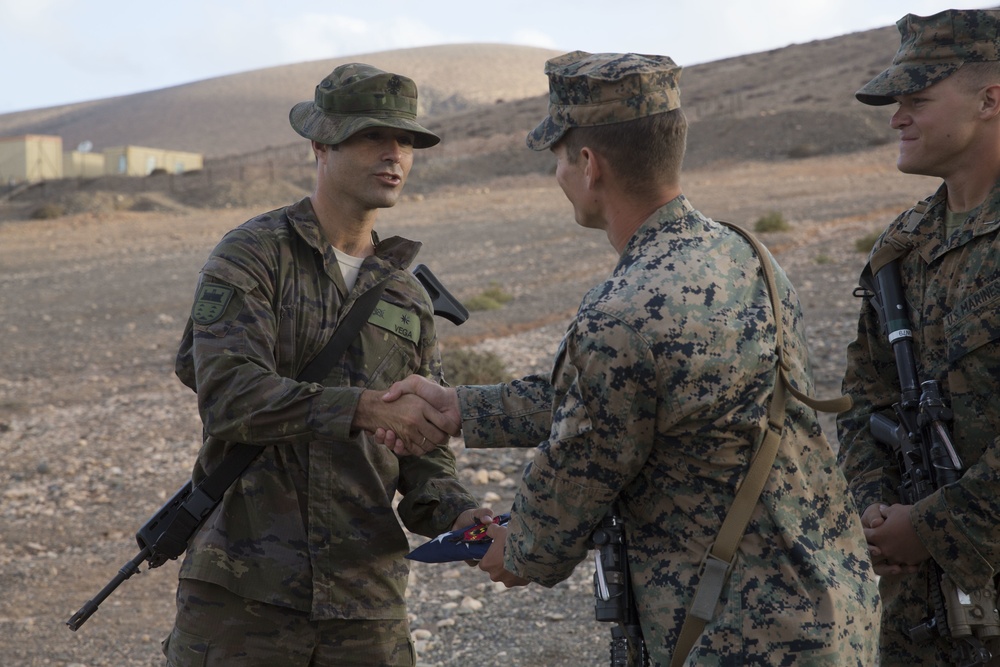 Marines, Spanish Soldiers conclude exercise in Canary Islands