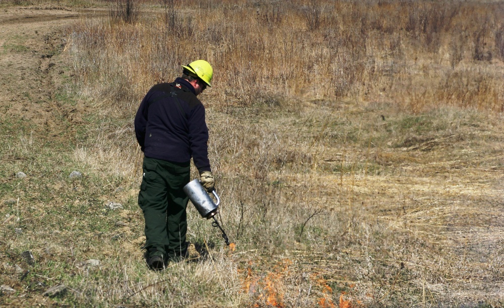 2016 UH-60 Black Hawk Fire Training, Prescribed Burn Work at Fort McCoy