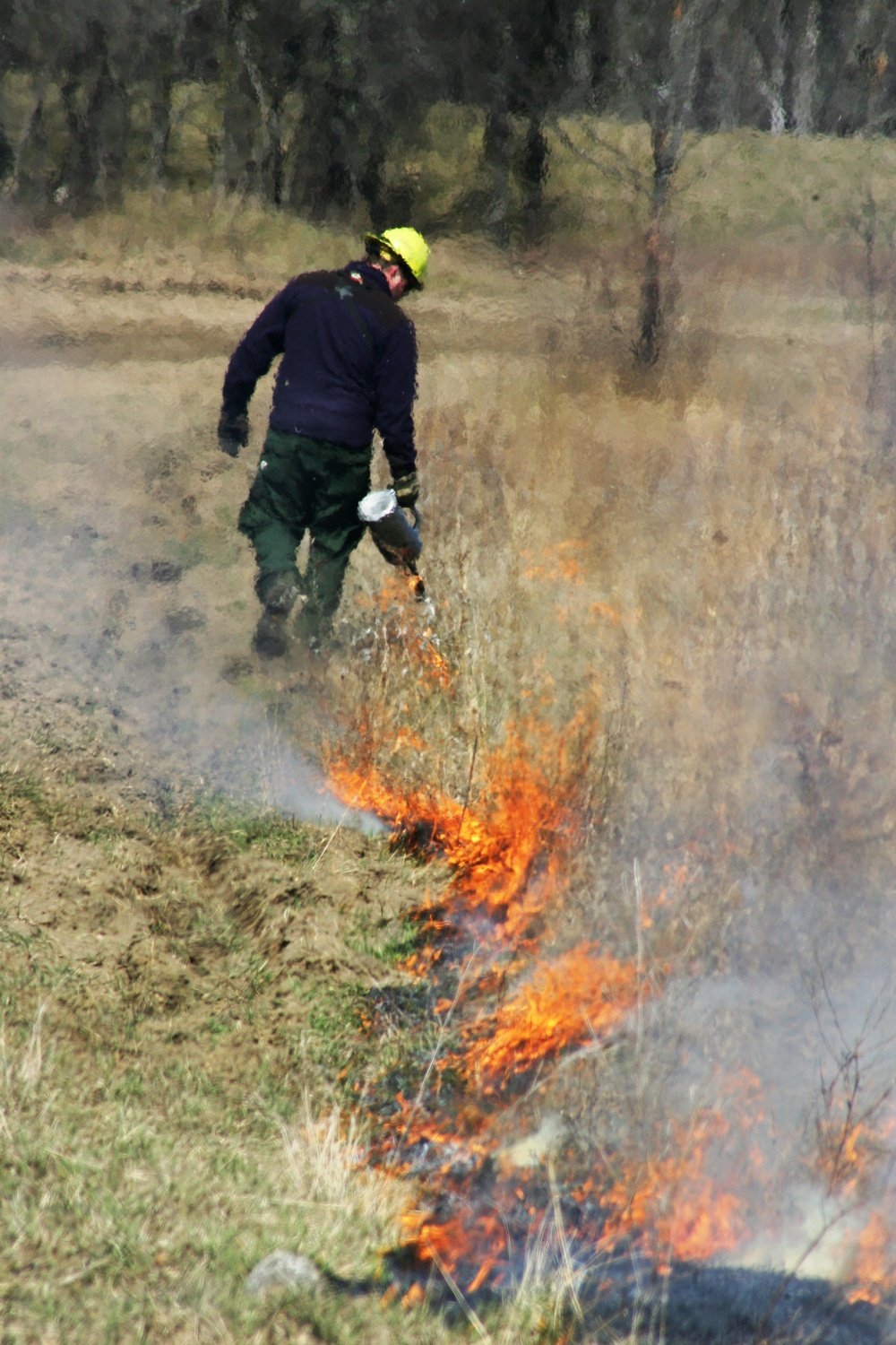 2016 UH-60 Black Hawk Fire Training, Prescribed Burn Work at Fort McCoy