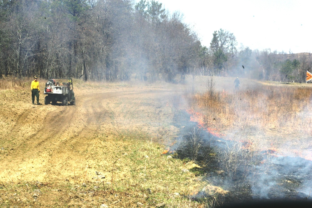 2016 UH-60 Black Hawk Fire Training, Prescribed Burn Work at Fort McCoy