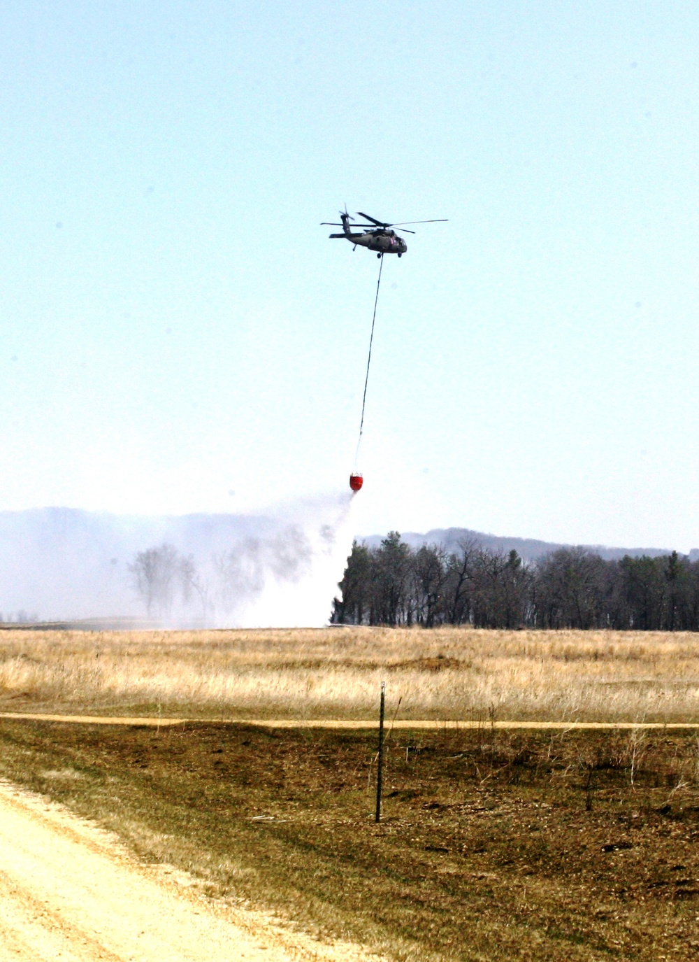 2016 UH-60 Black Hawk Fire Training, Prescribed Burn Work at Fort McCoy