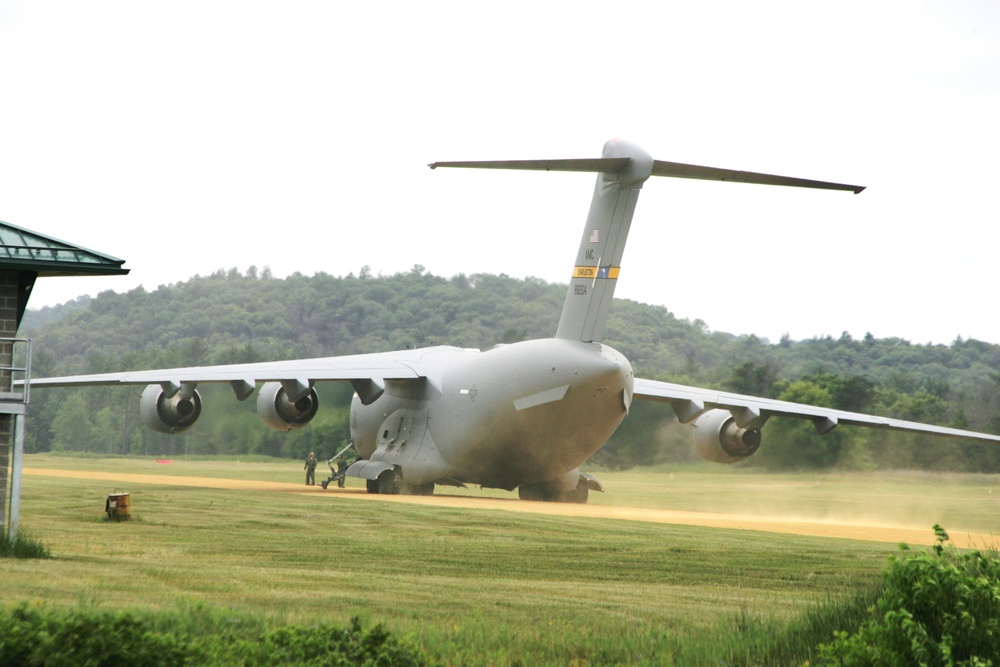 2016 Airstrip Landing by C-17 Globemaster III at Fort McCoy