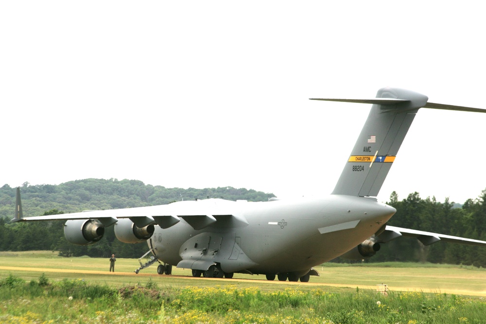 2016 Airstrip Landing by C-17 Globemaster III at Fort McCoy