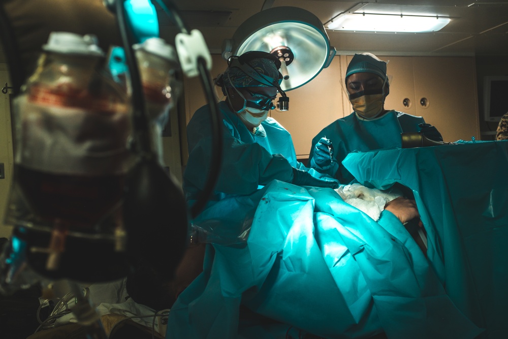 Medical Training Exercise Aboard USS Somerset