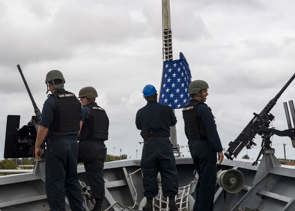 USS Normandy Deploys