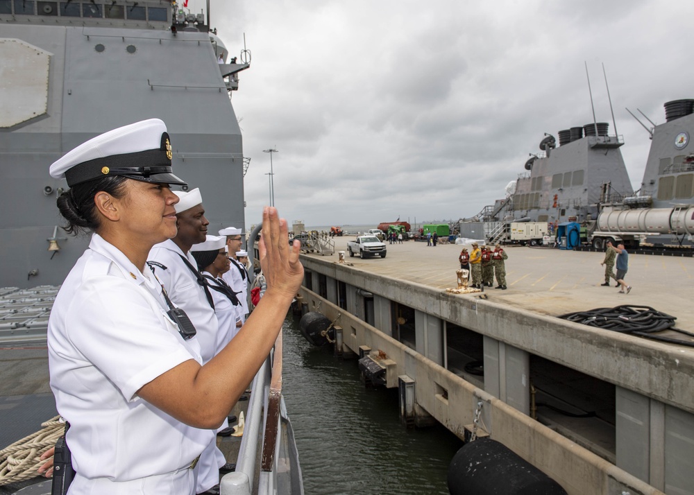 USS Normandy Deploys