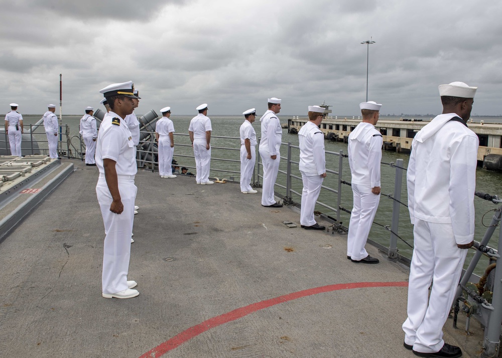 USS Normandy Deploys