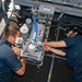 USS Normandy Sailors Conduct Maintenance