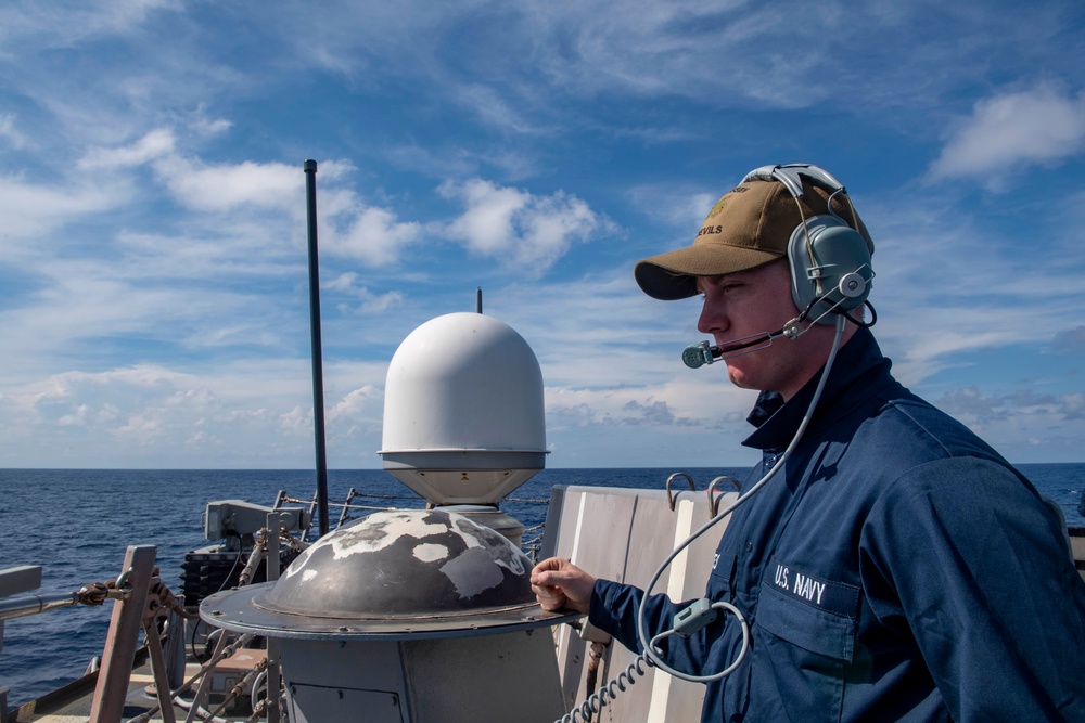 USS Lassen Departs Mayport