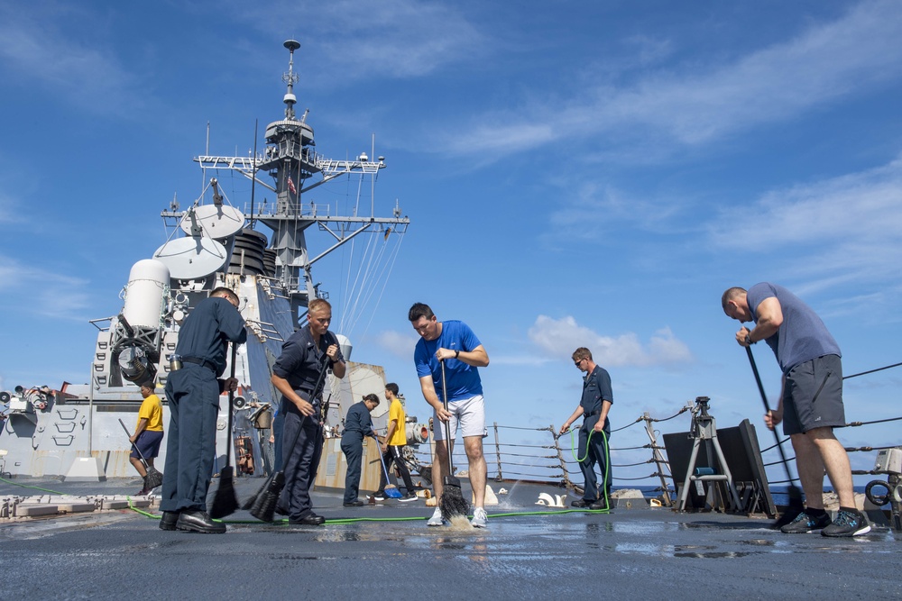 USS Lassen Departs Mayport