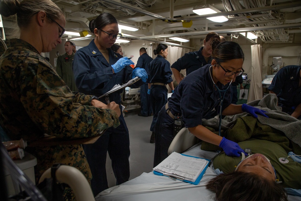 Navy Medical Staff Conducts Realistic Training Aboard USS Somerset