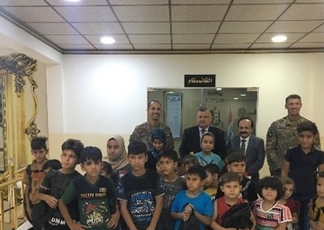 Bulldog Battalion Delivers Backpacks to Children in Mosul