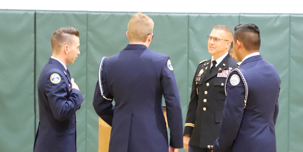 807th MC(DS) Leader Engages with Cadets at Patriot’s Day Observance