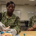 Hospital Corpsman Practice Drawing Blood