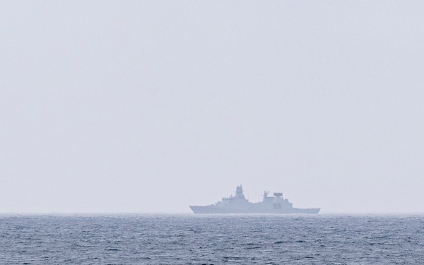 HDMS Peter Willemoes Transits the Atlantic Ocean