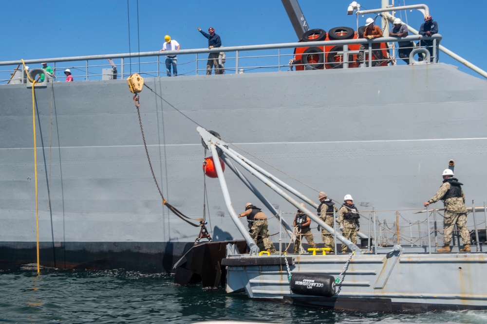 ACB-1 Sailors Operate Wench