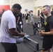 Herschel Walker Interacts with Blackhorse Troopers