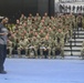 Herschel Walker Interacts with Blackhorse Troopers
